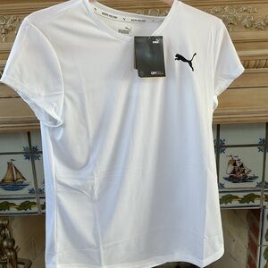 Puma White T-Shirt Size M NWT